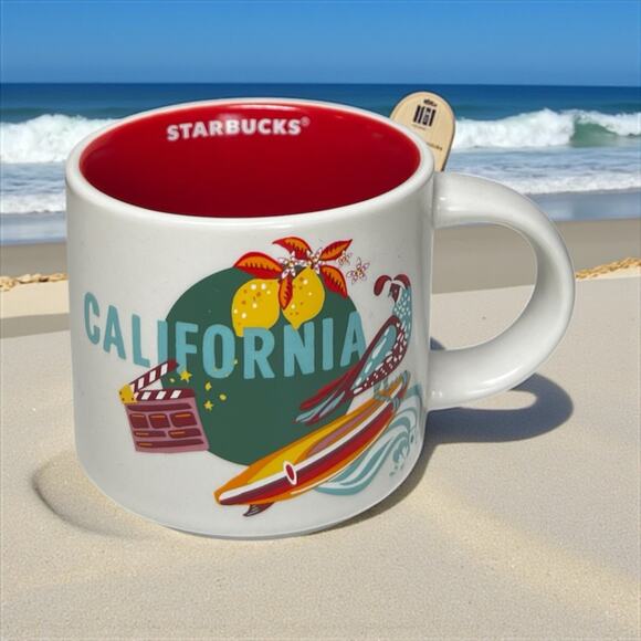 Starbucks Discovery Series California 2oz Mini Mug Ornament Demitasse New in Box - Picture 3 of 8